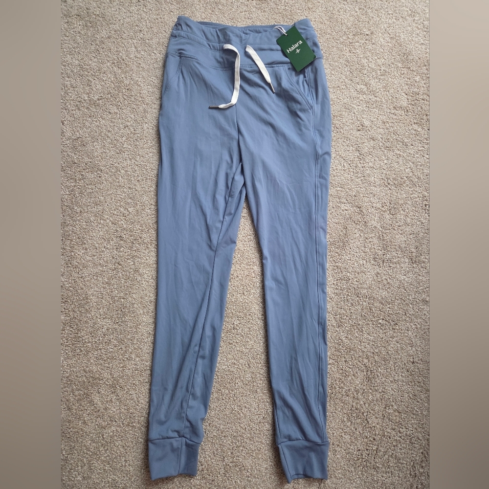 Halara Softlyzero High Waisted Side Pocket Plain Full Length Joggers size Small